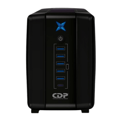 UPS CDP R-UPR758i INTERACTIVO 750VA/375W 8 SALIDAS 5 USB 1 TIPO C1