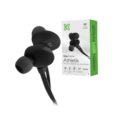 AURICULARES KLIP XTREME ATHLETIK KHS-633BK BLUETOOTH NEGRO