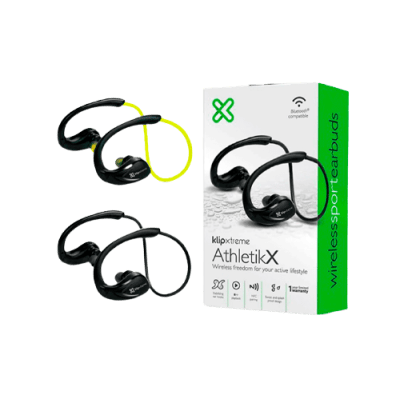 AURICULARES KLIP XTREME ATLETIK X KHS-634YL BLUETOOTH AMARILLO1