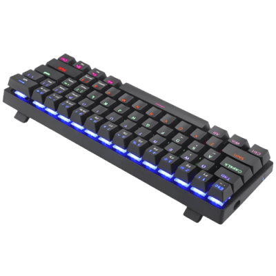 TECLADO MECANICO T-DAGGER ARENA RAINBOW ESPAÑOL (SW-MARRON) NEGRO1