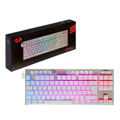 TECLADO MECANICO REDRAGON HORUS TKL ALAMBRICO K622W (SW-ROJO) BLANCO1