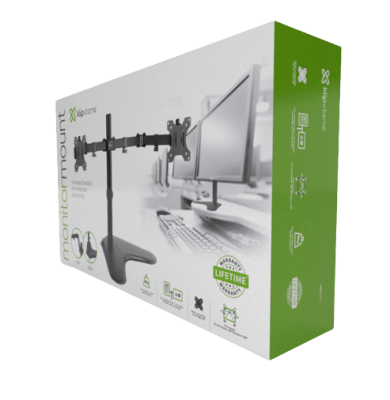 SOPORTE PARA MONITOR KLIP XTREME KPM-311 2 BRAZOS LED/LCD 13-32''