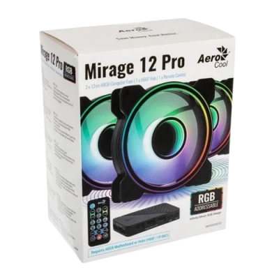 VENTILADOR AEROCOOL MIRAGE 12 ARGB PRO