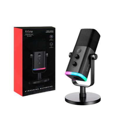 MICROFONO FIFINE AM8 DINAMICO NEGRO