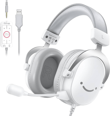 AURICULARES FIFINE H9 7.1 BLANCO