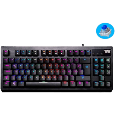 TECLADO MECANICO VSG QUASAR RGB (SW-AZUL) NEGRO