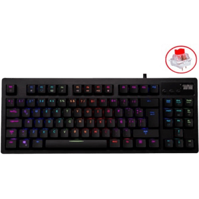 TECLADO MECANICO VSG QUASAR RGB (SW-ROJO) NEGRO1