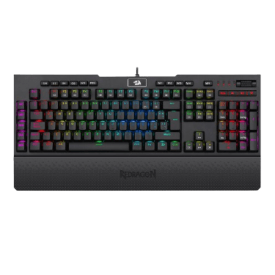 TECLADO OPTO-MECANICO REDRAGON BRAHMA PRO RGB K586RGB-PRO-SP (SW-AZUL) NEGRO1
