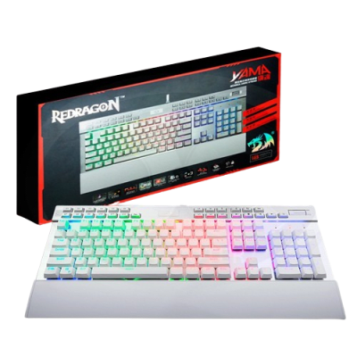 TECLADO MECANICO REDRAGON YAMA RGB K550W-SP (SW-MORADO) BLANCO