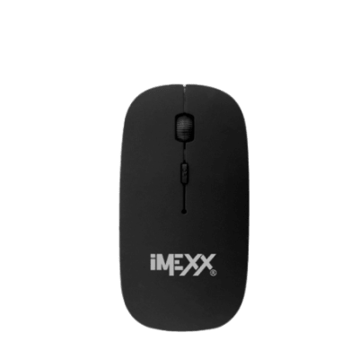 MOUSE IMEXX IME-26302 INALAMBRICO 2.4HZ 2 PILAS NEGRO