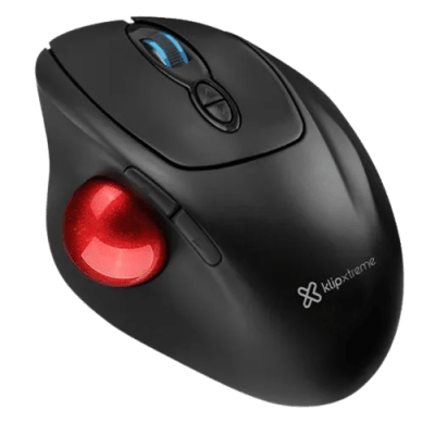 MOUSE KLIP XTREME ERGOBALL KMW-800 INALAMBRICO 2.4GHZ 4800DPI NEGRO