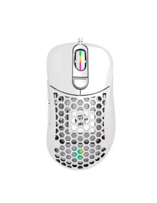MOUSE VSG AQUILA AIR BRILLANTE 16000DPI BLANCO