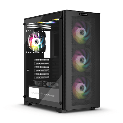 CASE MICRONICS PLAYER MIC GC802 USB3.0 4FAN ARGB ATX NEGRO