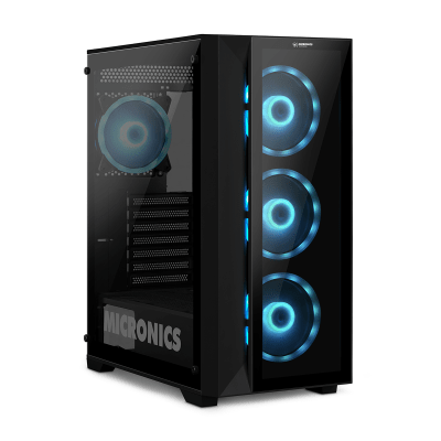 CASE MICRONICS WARRIOR MIC CG803 USB3.0 ATX 4FAN ARGB NEGRO