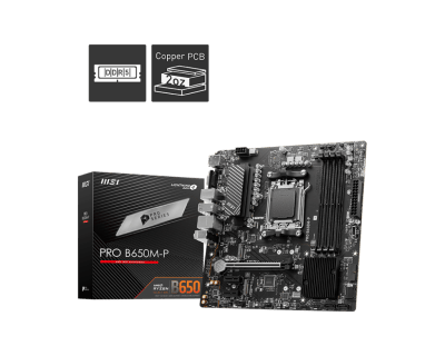 PLACA MADRE MSI PRO B650M-P MATX AM5 DDR51