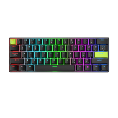 TECLADO MAGNETICO ROYAL KLUDGE RK-C61 ALAMBRICO 8KHZ US (SW-MINT MG)