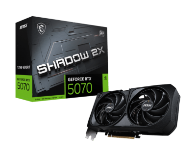 TARJETA DE VIDEO MSI RTX 5070 SHADOW 2X OC EDITION 12GB GDDR7