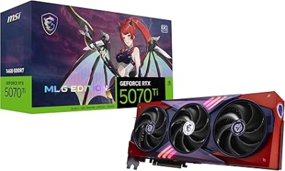 TARJETA DE VIDEO MSI RTX 5070TI OC EDITION 16GB GDDR7 MLG EDITION