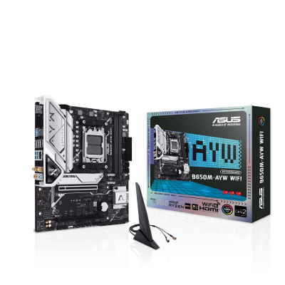 PLACA MADRE ASUS B650M-AYW MATX WIFI AM5 DDR5