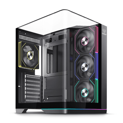 CASE MICRONICS WARRIOR MIC FC1013 4 FAN ARGB ATX NEGRO1