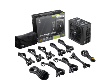 FUENTE DE PODER MSI MAG A1250GL PCIE5 1250W 80 PLUS GOLD FULL MODULAR