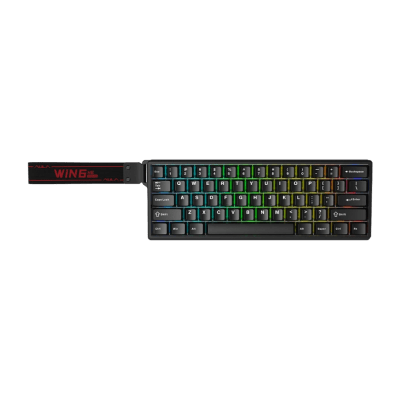TECLADO MAGNETICO AULA WIN60HE RGB ALAMBRICO 8KHZ US (SW-GRAY WOOD) BLACK1