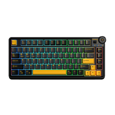 TECLADO MECANICO AULA AU75 RGB DONGLE 2.4 BT US (SW-STARVECTOR)