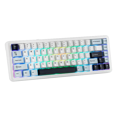 TECLADO MECANICO AULA F65 RGB DONGLE 2.4 BT US (SW-REAPER)