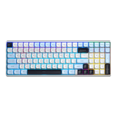 TECLADO MECANICO AULA S100 PRO RGB DONGLE 2.4 BT US (SW-BROWN)