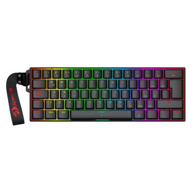 TECLADO MAGNETICO REDRAGON FIZZ K617 HE RGB ALAMBRICO SP (SW-ULTRA MAG)