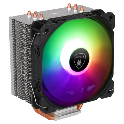 REFRIGERACION POR AIRE ANTRYX MIRAGE 410 ARGB LGA1700 AM5 BLACK1