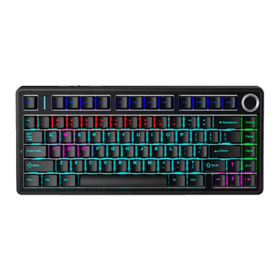 TECLADO MECANICO AULA F75 RAINBOW ALAMBRICO US (SW-RED)