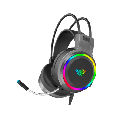 AURICULARES AULA S608 RGB ALAMBRICO 3.5MM USB-A