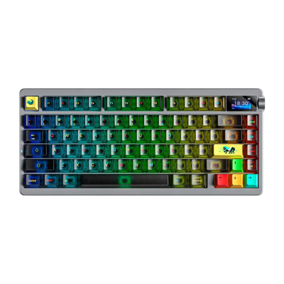 TECLADO MECANICO AULA NOVA75 RGB DONGLE 2.4 BT US (SW-DREAM SAKURA)1