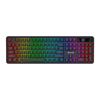 TECLADO DE MEMBRANA REDRAGON VOLCANO K526 PRO RGB DONGLE 2.4 BT SP BLACK1