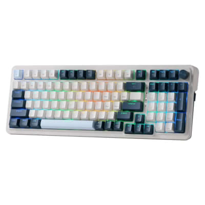 TECLADO MECANICO REDRAGON EISA K686-RGB-PRO INALAMBRICO USB (SW-ROJO) BLANCO AZUL1