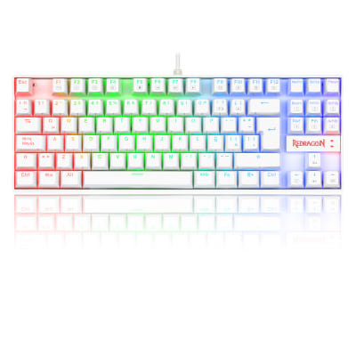 TECLADO MECANICO REDRAGON KUMARA RGB K552W (SW-AZUL) BLANCO1