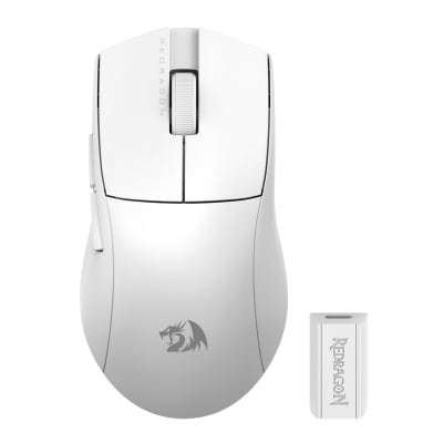 MOUSE REDRAGON K1NG PRO (4K HZ) INALAMBRICO USB 26KDPI BLANCO1