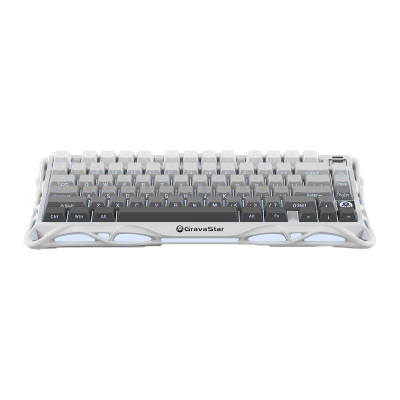 TECLADO MECANICO GRAVASTAR MERCURY K1 Inalambico Ingles GRADIENT WHITE1