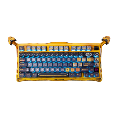 TECLADO MECANICO GRAVASTAR MERCURY K1 PRO INALAMBRICO BT (SW-GS X KAILH)1