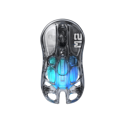 MOUSE GRAVASTAR MERCURY M2 Inalambrico TRANSPARENT BLACK