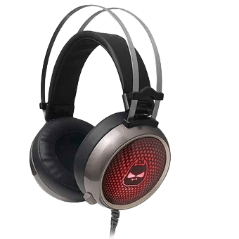 AURICULARES HALION HA-X60 USB+3.5MM NEGRO