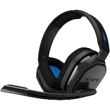 AURICULARES ASTRO A10 PARA PS4 3.5MM C/ MICROFONO GRAY BLUE