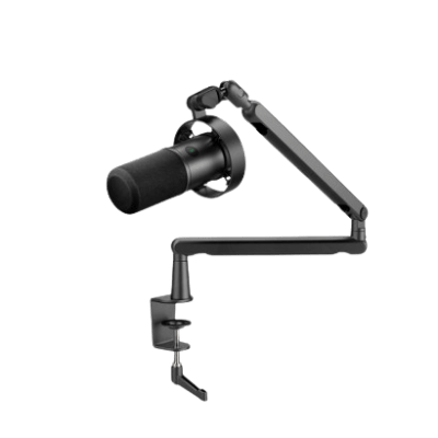 MICROFONO FIFINE T688 DINAMICO CON SOPORTE DE BRAZO NEGRO