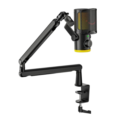 MICROFONO FIFINE TAM6 CON BRAZO NEGRO