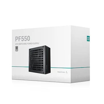 FUENTE DE PODER DEEPCOOL PF550 550W 80 PLUS WHITE1
