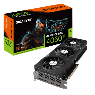 TARJETA DE VIDEO GIGABYTE RTX 4060TI 8GB GAMING OC 3F GDDR61