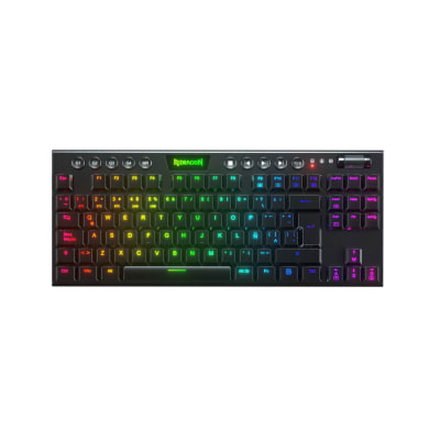 TECLADO MECANICO REDRAGON HORUS TKL INALAMBRICO K621 (SW-ROJO) NEGRO