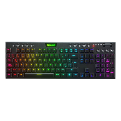 TECLADO MECANICO REDRAGON HORUS FS INALAMBRICO K618 (SW-AZUL) NEGRO1