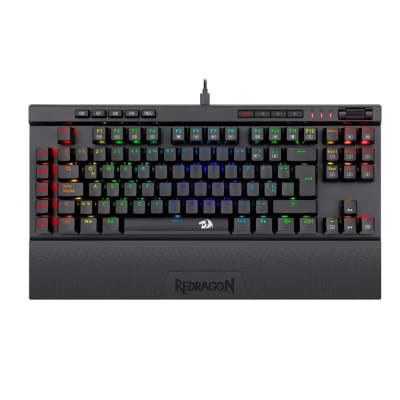 TECLADO OPTO-MECANICO REDRAGON MAGIC-WAND PRO K587RGB-PRO-SP (SW-ROJO) NEGRO1